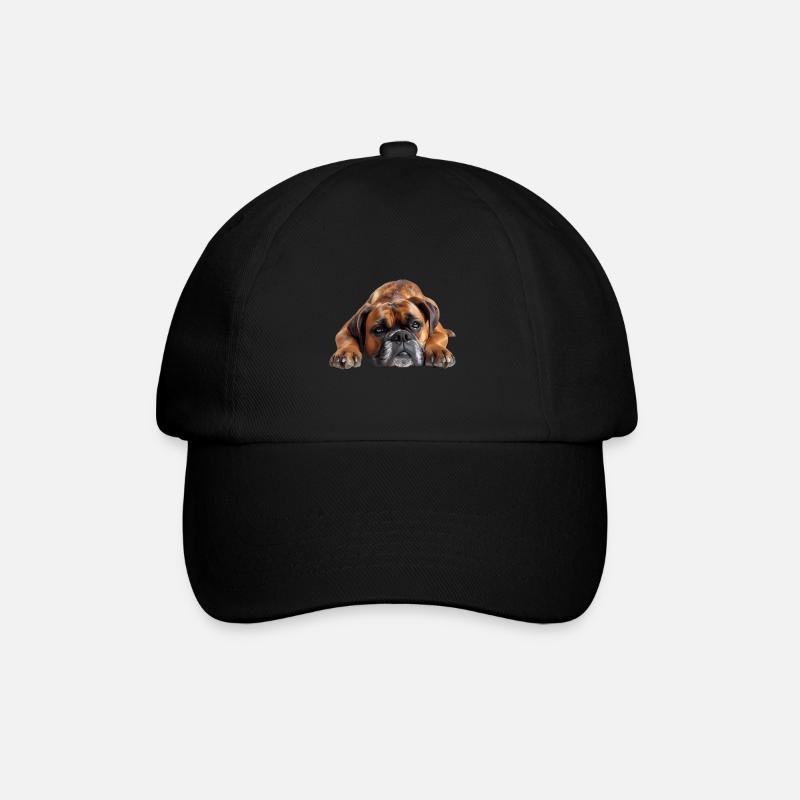 Boxer - Baseballkappe - Schwarz/Schwarz