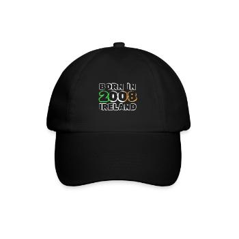 Born in 2008 - Baseball Cap - black/black - Front