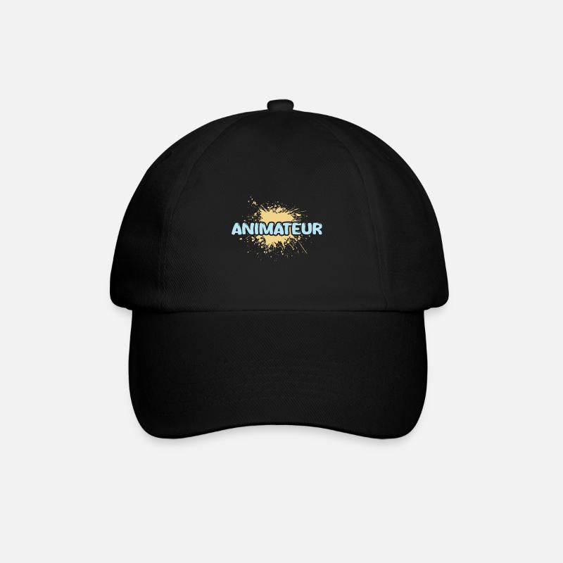 Job Animateur - Baseballkappe - Schwarz/Schwarz