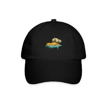 Urlaub Kleopatra - Baseballkappe - Schwarz/Schwarz - Vorne
