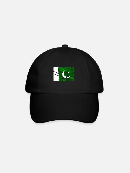 Pakistan Pakistan - Baseballkappe - Schwarz/Schwarz