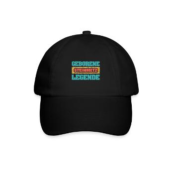 Gift for stonemason - Baseball Cap - black/black - Front