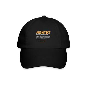 Architect - Baseball Cap - black/black - Front