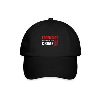 La criminalistique La science du crime La criminalistique - Casquette classique - noir/noir - Devant