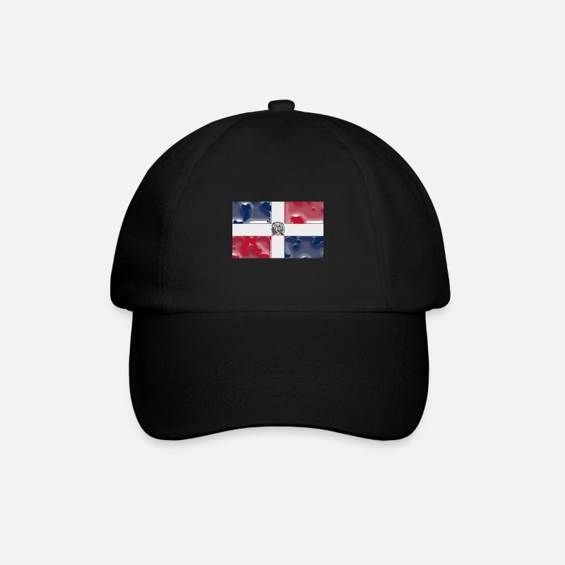 DomRep DominikanischeRepublik - Baseballkappe - Schwarz/Schwarz