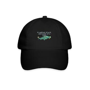 Planting Peace One Sage At A Time Smudge Sticks - Baseball Cap - black/black - Front