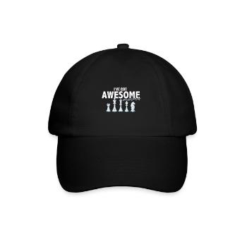 I've Got Some Awesome Moves Chess Player Gift - Baseballkappe - Schwarz/Schwarz - Vorne