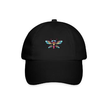 Libelle Cool Tier - Baseballkappe - Schwarz/Schwarz - Vorne