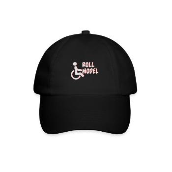 Roll model Lustig Handicap Amputated wheelchairfa - Baseball Cap - black/black - Front