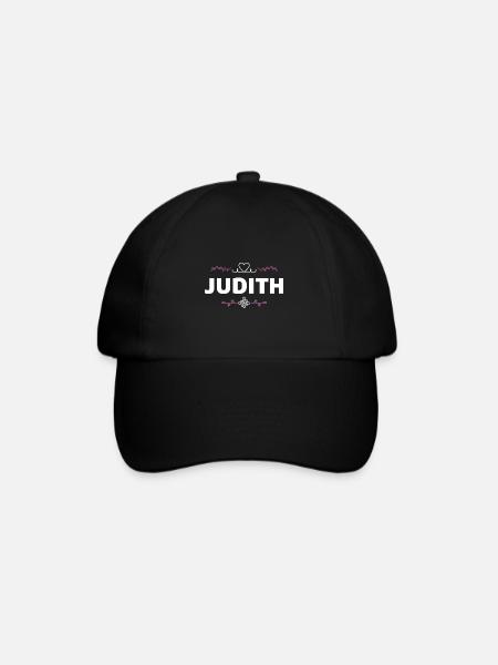 Judith - Baseballkappe - Schwarz/Schwarz