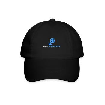 100% tuning man - Baseball Cap - black/black - Front