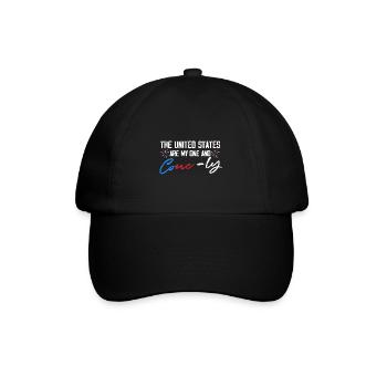 the united states are my one and conely Design - Baseballkappe - Schwarz/Schwarz - Vorne