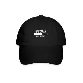 Hausfrau Spruch Haushalt Lustige Hausfrau Geschenk - Baseballkappe - Schwarz/Schwarz - Vorne