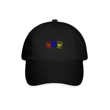 Skeleton Team Skull - Casquette classique - noir/noir - Devant