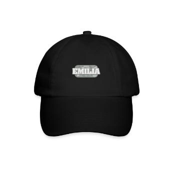 Gift for Emilia - Baseball Cap - black/black - Front