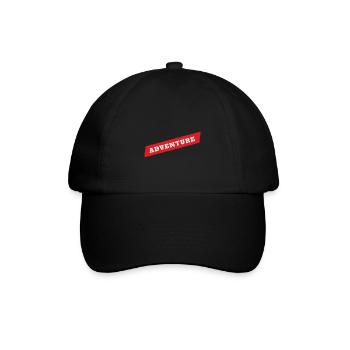 Aventure - Casquette classique - noir/noir - Devant