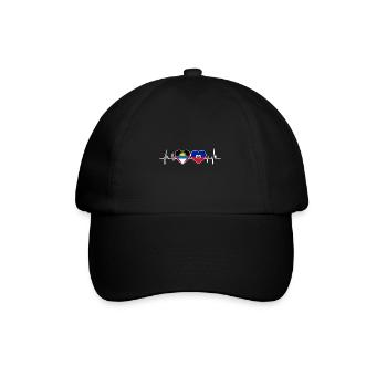 Flag of Antigua and Barbuda - Baseball Cap - black/black - Front