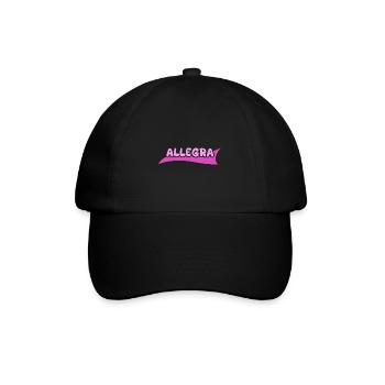 Vorname Allegra - Baseballkappe - Schwarz/Schwarz - Vorne