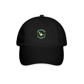 Water Polo Gift - Baseball Cap - black/black - Front