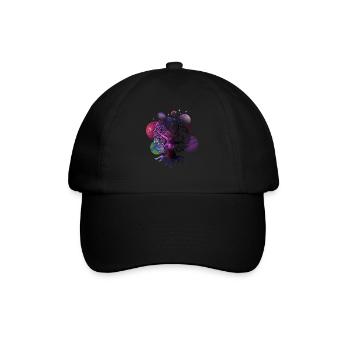 Tree of Life Galaxy, Planets, Solar System, - Baseball Cap - black/black - Front
