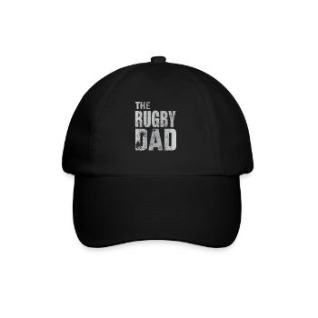 Rugby Dad Dad Football Sports Father's Day Gift - Baseball Cap - black/black - Front