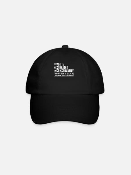 Does conservative know, insults you? - Baseball Cap - black/black
