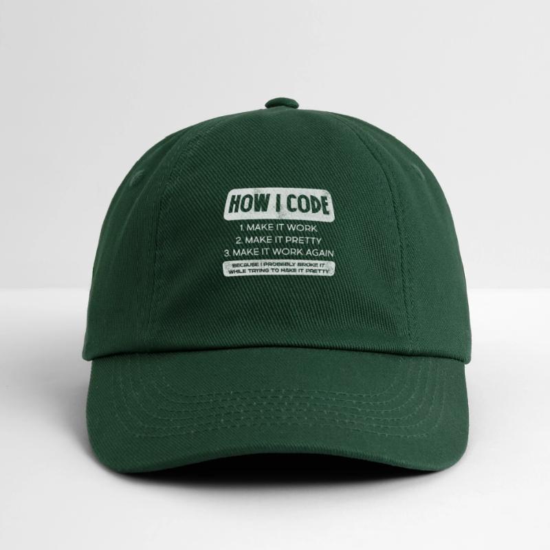Programmeur, Code, Nerd, Programmation Casquette classique