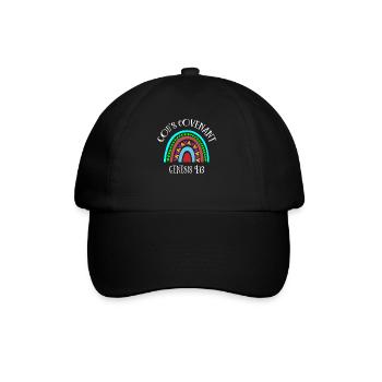 God Covenant, Psalm, Christian - Baseball Cap - black/black - Front