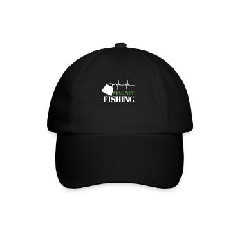 Aimant de pêche Aimant Fisher Pêcheur - Casquette classique - noir/noir - Devant