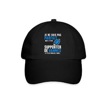 supporter rugby stade Vannes club humour rugby RCV - Casquette classique - noir/noir - Devant
