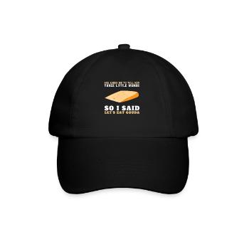 Cheesemonger Cheese Maker Gouda Lover - Baseballkappe - Schwarz/Schwarz - Vorne