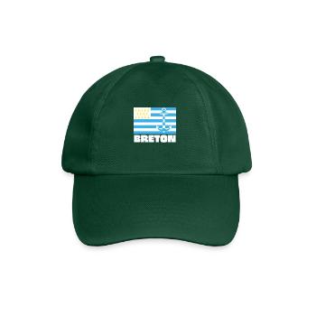 Breton Breizh Pur Beurre Heartbeat - Humour - Baseball Cap - bottle green - Front