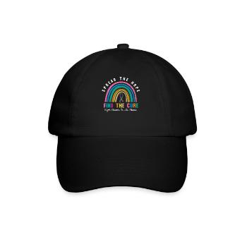Combattez le cancer de toutes les couleurs - Casquette classique - noir/noir - Devant