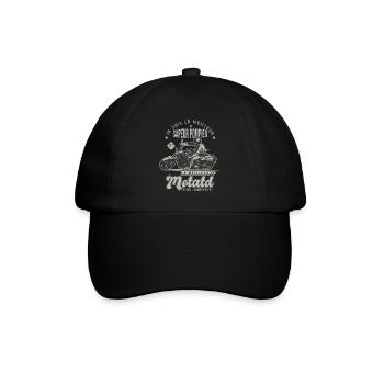 Motard le meilleur Sapeur pompier cadeau cool - Casquette classique - noir/noir - Devant