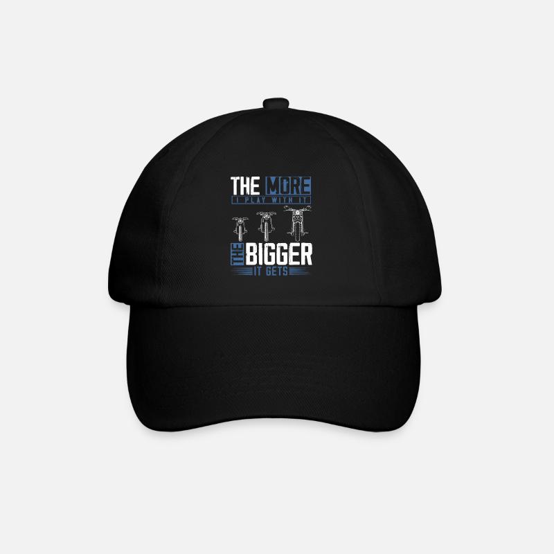 Motorcycle lovers, motorcycles, motorcycles - Baseball Cap - black/black