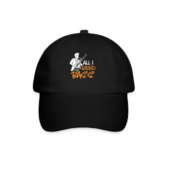 Fassoon, oboe, clarinet, music teacher - Baseball Cap - black/black - Front