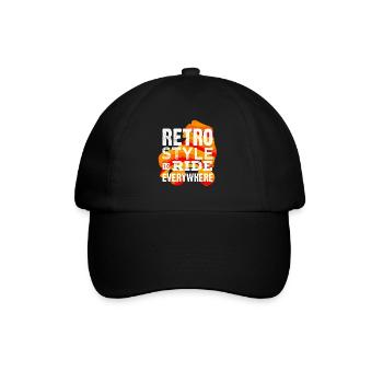 Patinage, roller - Casquette classique - noir/noir - Devant