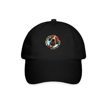 Hunde Spruch Dachshund Design für Hundeliebhaber - Baseballkappe - Schwarz/Schwarz - Vorne