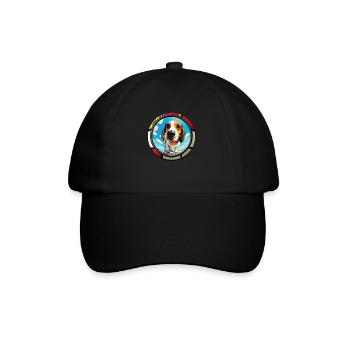 Dog Saying Beagle Design pour les amoureux des chiens - Casquette classique - noir/noir - Devant
