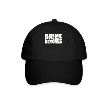 Keto diet, carbohydrate-free diet, keto - Baseball Cap - black/black - Front