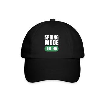 First Day Of Spring Equinox - Baseballkappe - Schwarz/Schwarz - Vorne