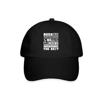 Grimpeurs muraux, grimpeurs de murs - Casquette classique - noir/noir - Devant