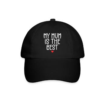 Ma Mère est La Meilleure | Cadeau Maman - Casquette classique - noir/noir - Devant