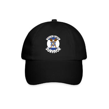 J’ai survécu à la cuillère de bois - Parenting - Casquette classique - noir/noir - Devant