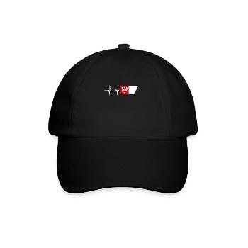 Greater Poland Flag - Baseballkappe - Schwarz/Schwarz - Vorne