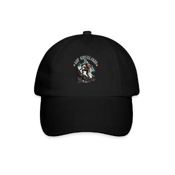 Conception de randonneurs pour les alpinistes et les grimpeurs - Casquette classique - noir/noir - Devant