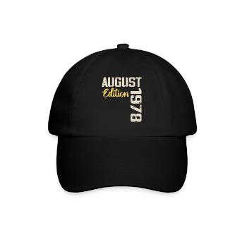 Anniversaire Août 1978 - Edition Limitée Août 1978 - Casquette classique - noir/noir - Devant
