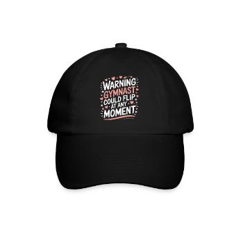 Turnen Turner Gymnastik - Baseballkappe - Schwarz/Schwarz - Vorne