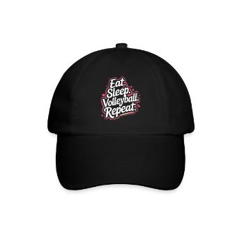 Joueurs de volley-ball Joueurs de beach-volley - Casquette classique - noir/noir - Devant