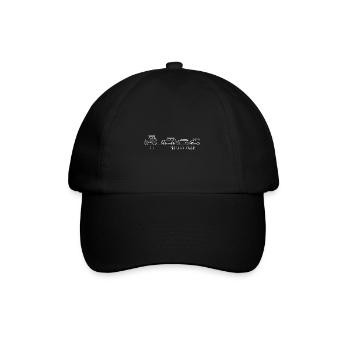Ich Meine Follower Traktor Trekker Bauer Geschenk - Baseballkappe - Schwarz/Schwarz - Vorne